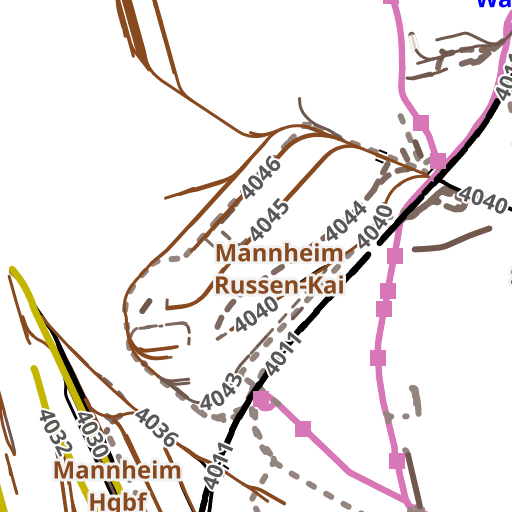 マンハイム ドイツ の鉄道 地下鉄 路線図 世界地図ナビ